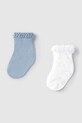 Mayoral skarpetki dziecięce 2-pack skarpetki długie niebieski 10872.4B.Baby.PPYA