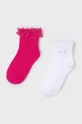 Παιδικές κάλτσες Mayoral 2-pack ψηλές κάλτσες ροζ 10912.6B.Mini.PPYA