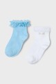 Mayoral sosete copii 2-pack sosete lungi albastru 10912.6B.Mini.PPYA