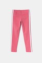 Fete adidas leggins copii JD6510 roz