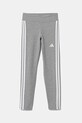 Dětské legíny adidas JY0578 šedá AW25
