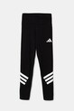 adidas legginsy dziecięce z elastanem czarny JC7567