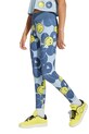 Детские леггинсы adidas с эластаном голубой JJ3078
