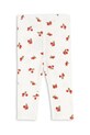 Detské bavlnené legíny Konges Sløjd MINNIE PANTS GOTS KS102584 béžová SS25