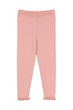 Детские хлопковые леггинсы Konges Sløjd CYPRES PANTS GOTS KS102418 розовый SS25