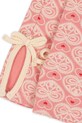 Dziewczynka Konges Sløjd legginsy dziecięce ELLA PANTS GOTS KS102668 różowy