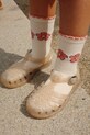 Дівчинка Дитячі шкарпетки Konges Sløjd 2 PACK ROSE SOCKS 2-pack KS103383 бежевий