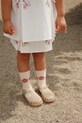 Дитячі шкарпетки Konges Sløjd 2 PACK ROSE SOCKS 2-pack KS103383 бежевий