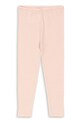 Konges Sløjd legginsy MINNIE PANTS GOTS Planet friendly różowy KS103395