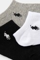 Polo Ralph Lauren gyerek zokni 6 pár 446974578001 szürke SS25