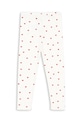 Konges Sløjd legginsy bawełniane dziecięce MINNIE PANTS GOTS KS103363 biały SS25