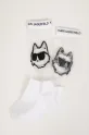 BIMBA Karl Lagerfeld calzini per bambini Z30545 bianco