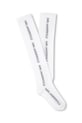 Karl Lagerfeld podkolanówki dziecięce skarpetki długie biały Z30552