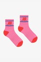 Детские носки Bobo Choses Joyful Face короткие носки розовый 125AI009