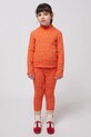 Детские леггинсы Bobo Choses Sunflower с эластаном оранжевый 125AC075