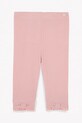 Tartine et Chocolat legginsy dziecięce z elastanem różowy CA24001.104
