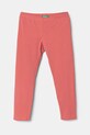 Дитячі легінси United Colors of Benetton з еластаном рожевий 3MT1GF01L.P.Season.PPYA