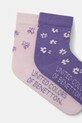 Дитячі шкарпетки United Colors of Benetton 2-pack 6AO307045.G.Seasonal фіолетовий SS25