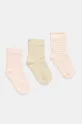 Čarapice za bebe United Colors of Benetton 2-pack Planet friendly roza 6AO30703Y.G.W.Seasonal