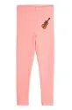 Mini Rodini leggins copii Violin tricotaj roz 2523011328