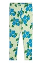 Mini Rodini leggins din bumbac pentru copii Blue roses bumbac verde 2523011875