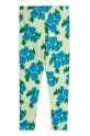 Mini Rodini legginsy bawełniane dziecięce Blue roses 2523011875 zielony SS25