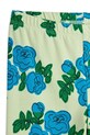 Dievča Detské bavlnené legíny Mini Rodini Blue roses 2523011875 zelená