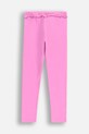 Coccodrillo legginsy dziecięce WC5122104DGK różowy SS25