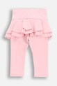 Coccodrillo legginsy niemowlęce WC5122103NGN różowy SS25