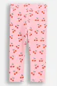 Coccodrillo legginsy dziecięce WC5122101MGN różowy SS25