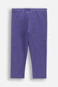 Coccodrillo legginsy bawełniane WC5122301VGC fioletowy SS25