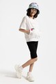 Coccodrillo leggins din bumbac pentru copii bumbac negru WC5122502IGJ