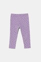 Дитячі легінси United Colors of Benetton 3SDSGF04U.P.Seasonal фіолетовий SS25