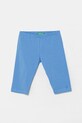 United Colors of Benetton legginsy dziecięce z elastanem niebieski 3MT1GF01M.P.Season.PPYA