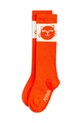 Detské ponožky Mini Rodini Cats dlhé ponožky oranžová 2516011242