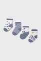 Mayoral Newborn skarpetki dziecięce 4-pack skarpetki długie niebieski 9862.1D.Newborn.PPYH