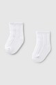 Mayoral Newborn skarpetki dziecięce 2-pack skarpetki długie biały 9863.1F.Newborn.PPYH