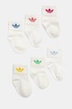 adidas Originals skarpetki dziecięce 6-pack skarpetki długie biały JC8541