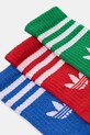 Дитячі шкарпетки adidas Originals 3-pack JJ1991 білий SS25