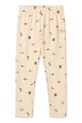 Liewood legginsy bawełniane dziecięce Marie Printed Leggings wzorzyste beżowy LW19959
