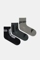 Otroške nogavice adidas Performance 3-pack Prijazno od planeta črna JC6676