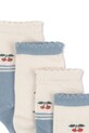 Детские носки Konges Sløjd 2 PACK CHERRY SOCKS 2 шт KS103310 бежевый SS25