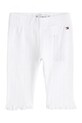 Tommy Hilfiger leggins din bumbac pentru bebeluși bumbac alb KN0KN02035.PPYA