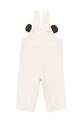 Hlače na naramnice za dojenčke Donsje Kladi Overalls Panda 3036601 bež SS25