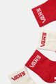 Vans șosete copii DROP V CLASSIC SOCK 2-pack VN0A7PTCIZQ1 rosu SS25