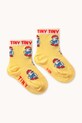 Tinycottons skarpetki dziecięce READERS MEDIUM SOCKS SS25.454 żółty SS25