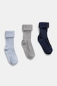 United Colors of Benetton skarpetki dziecięce 3-pack melanż niebieski 6ORAF211S.W.Seasonal