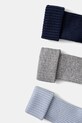 Дитячі шкарпетки United Colors of Benetton 3-pack 6ORAF211S.W.Seasonal блакитний SS25