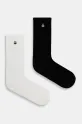 United Colors of Benetton skarpetki dziecięce 2-pack skarpetki długie czarny 6AO50702A.G.Seasonal