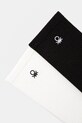 United Colors of Benetton sosete copii 2-pack 6AO50702A.G.Seasonal negru SS25